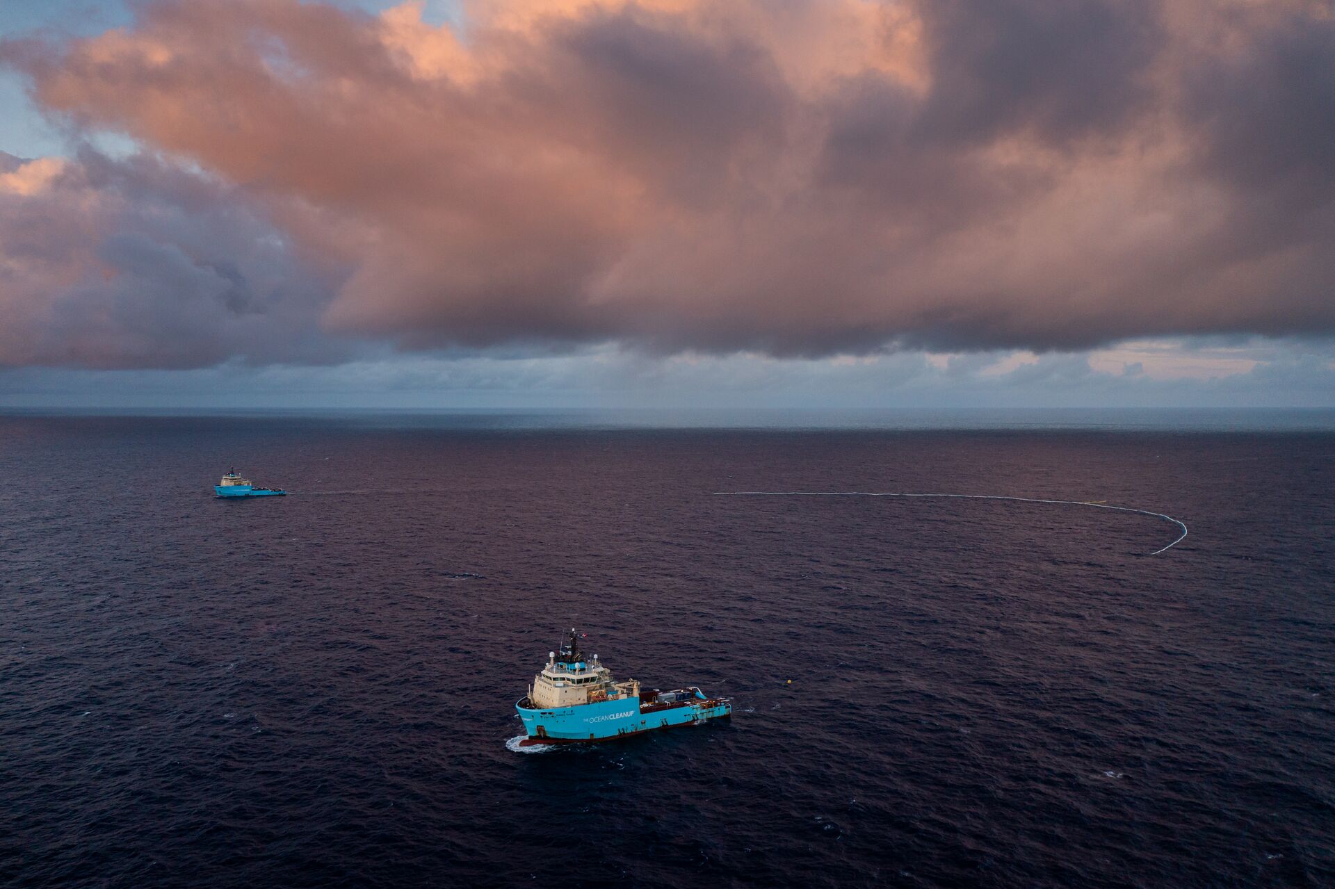 Successful plastic-harvesting trial with Maersk Supply Service vessels